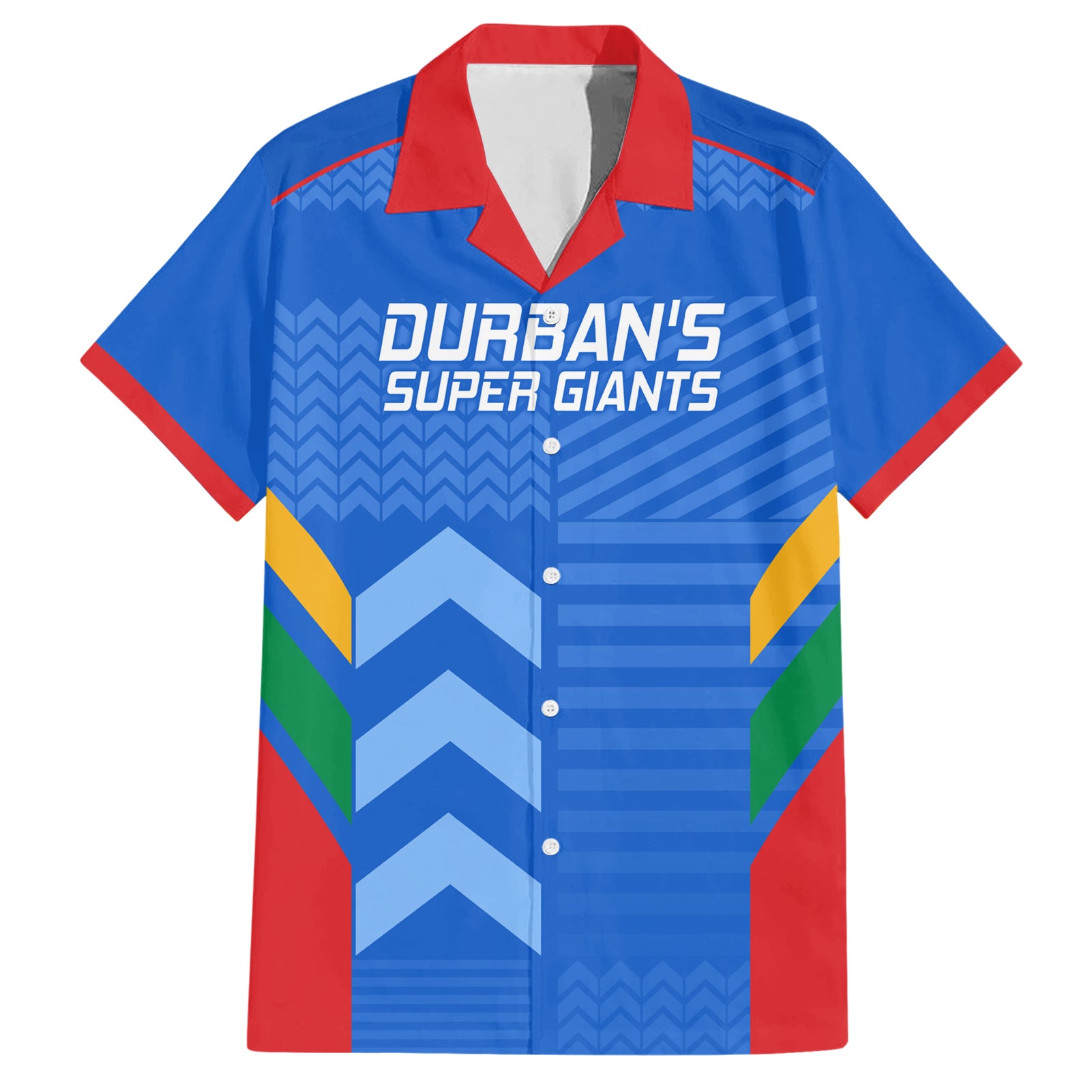 Durbans Super Giants Custom Hawaiian Shirt South African Cricket 2024 Sporty - Vibe Hoodie Shop
