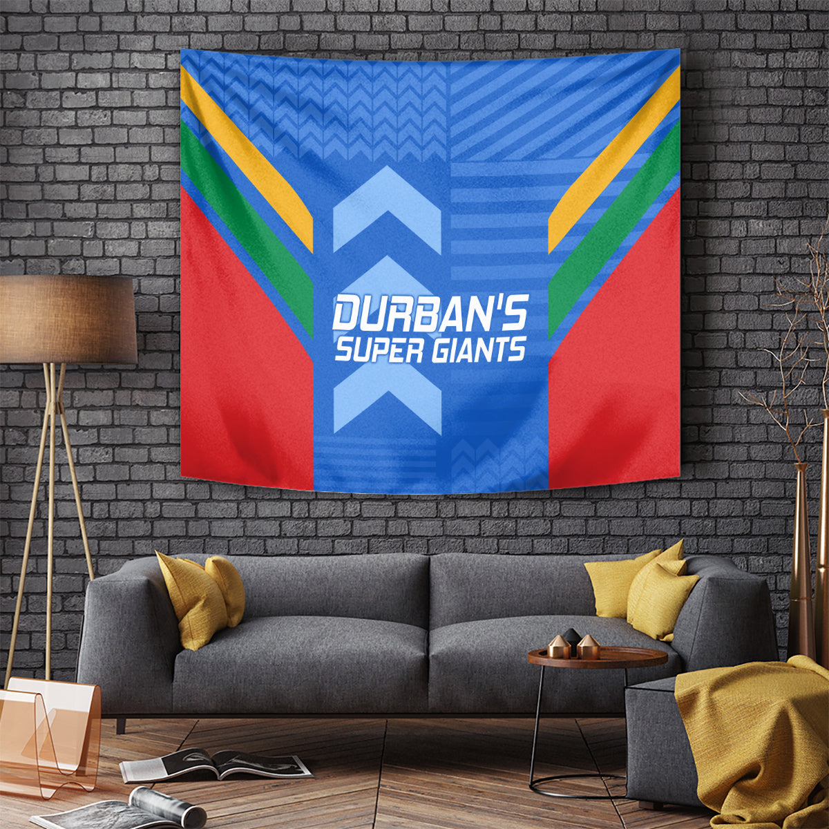 Durbans Super Giants Custom Tapestry South African Cricket 2024 Sporty - Vibe Hoodie Shop