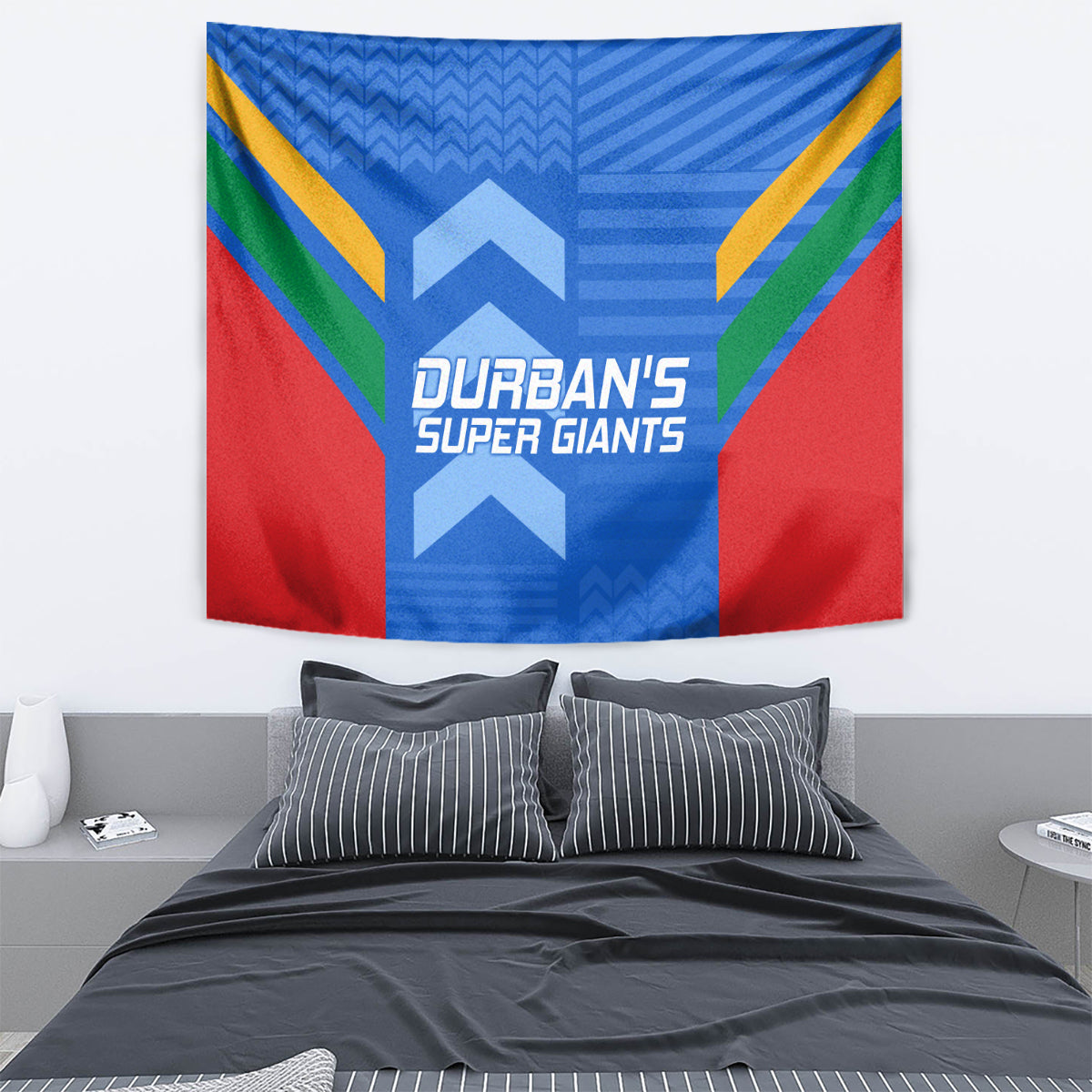 Durbans Super Giants Custom Tapestry South African Cricket 2024 Sporty - Vibe Hoodie Shop