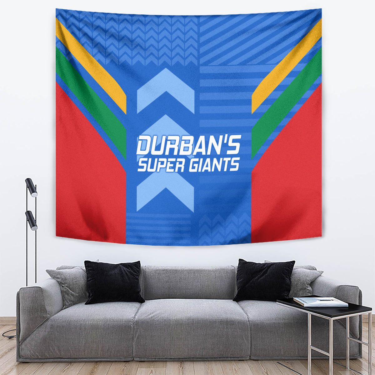 Durbans Super Giants Custom Tapestry South African Cricket 2024 Sporty - Vibe Hoodie Shop