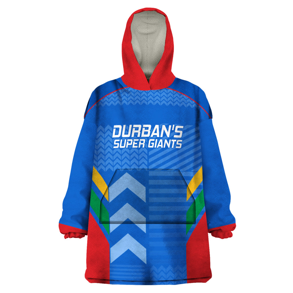 Durbans Super Giants Custom Wearable Blanket Hoodie South African Cricket 2024 Sporty - Vibe Hoodie Shop