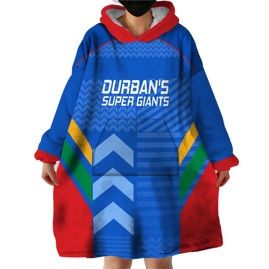 Durbans Super Giants Custom Wearable Blanket Hoodie South African Cricket 2024 Sporty - Vibe Hoodie Shop