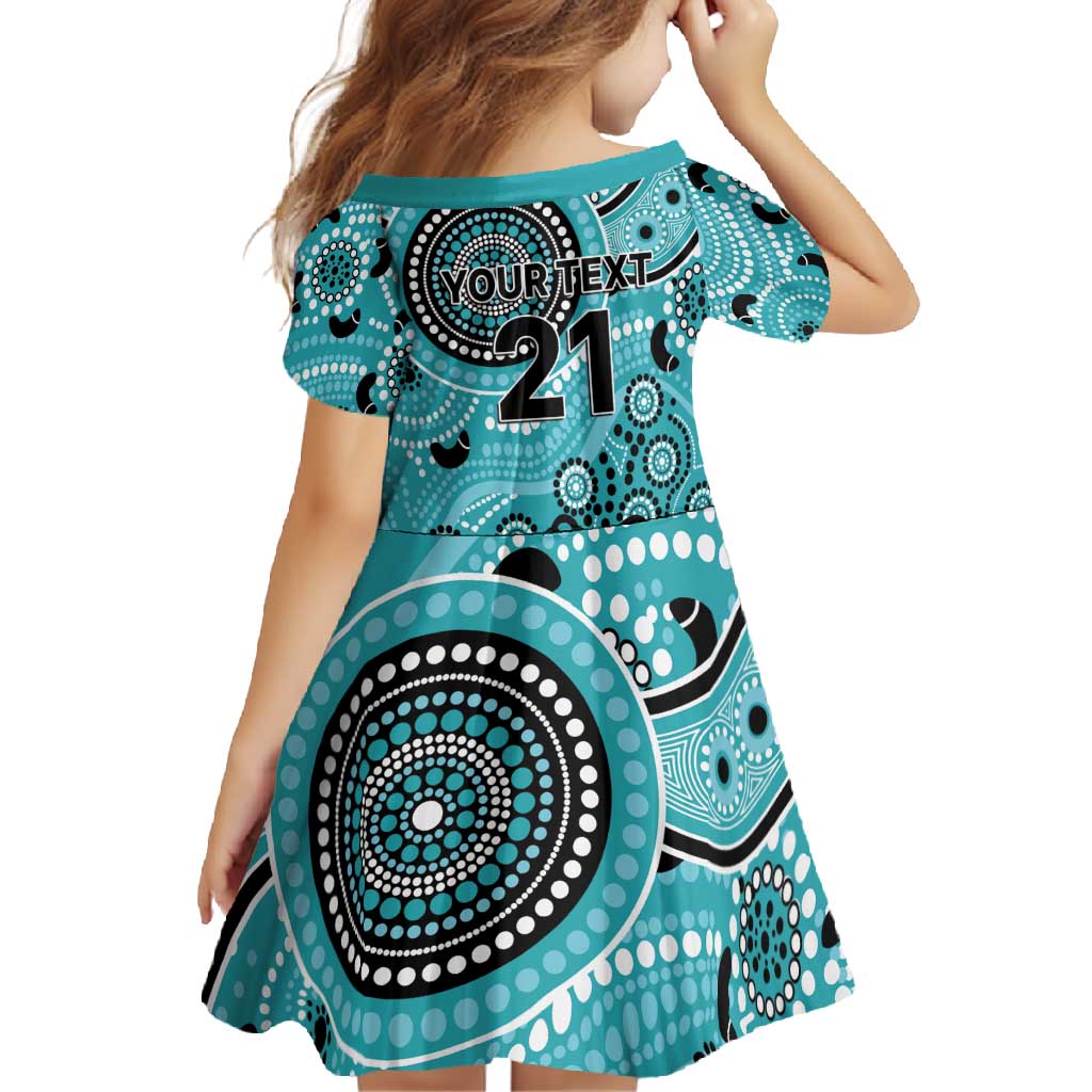 Heat Cricket Custom Family Matching Long Sleeve Bodycon Dress and Hawaiian Shirt Australian Aboriginal