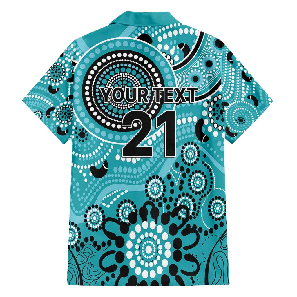 Heat Cricket Custom Family Matching Long Sleeve Bodycon Dress and Hawaiian Shirt Australian Aboriginal