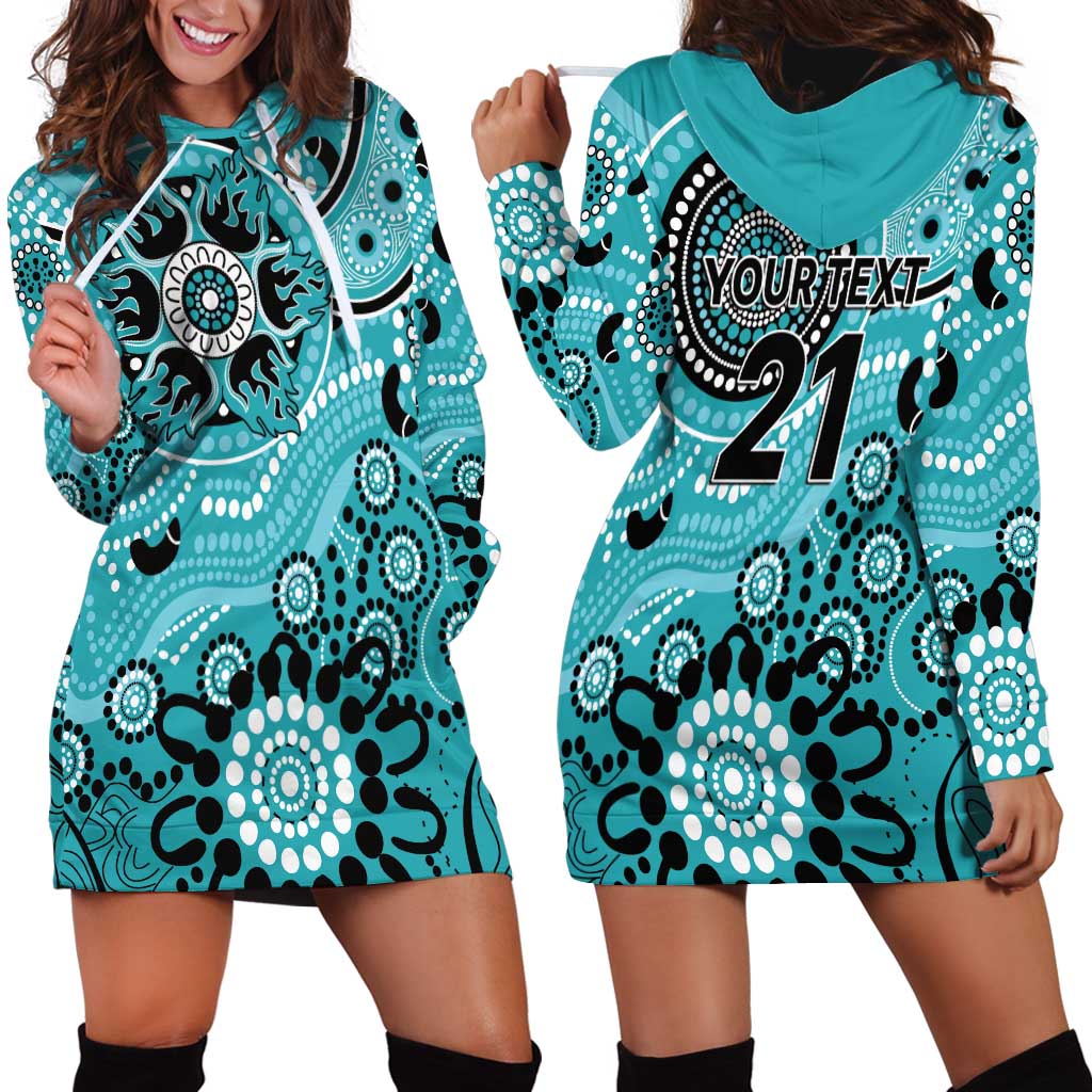 Heat Cricket Custom Hoodie Dress Australian Aboriginal - Vibe Hoodie Shop