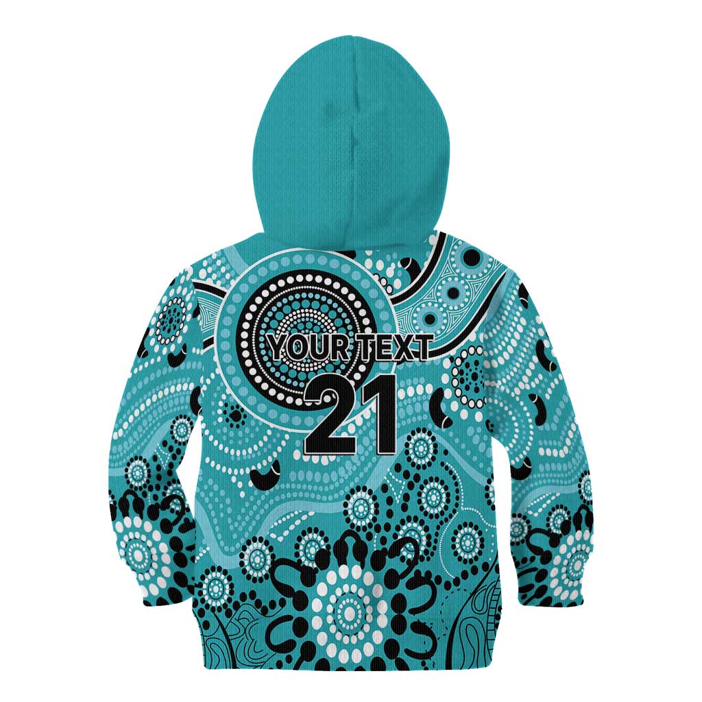 Heat Cricket Custom Kid Hoodie Australian Aboriginal - Vibe Hoodie Shop