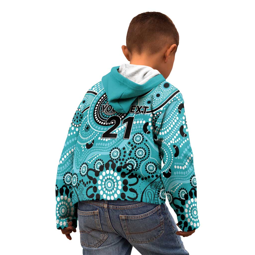 Heat Cricket Custom Kid Hoodie Australian Aboriginal - Vibe Hoodie Shop