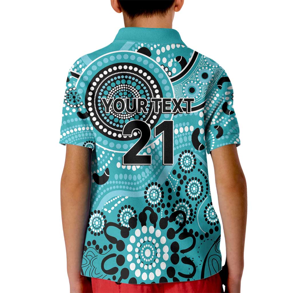 Heat Cricket Custom Kid Polo Shirt Australian Aboriginal - Vibe Hoodie Shop