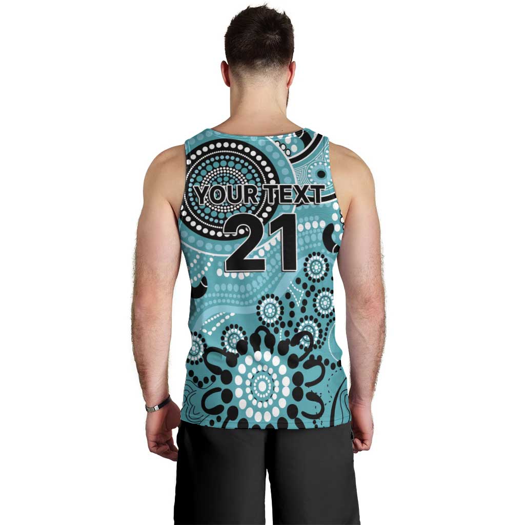 Heat Cricket Custom Men Tank Top Australian Aboriginal - Vibe Hoodie Shop