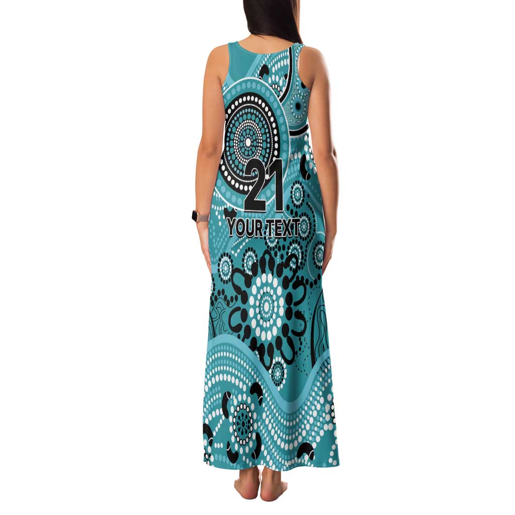 Heat Cricket Custom Tank Maxi Dress Australian Aboriginal