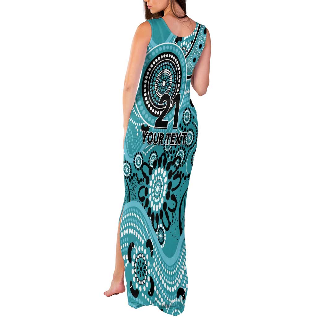 Heat Cricket Custom Tank Maxi Dress Australian Aboriginal