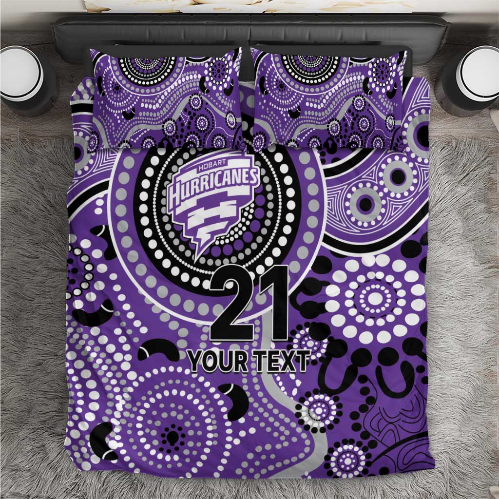 Hurricanes Cricket Custom Bedding Set Australian Aboriginal - Vibe Hoodie Shop