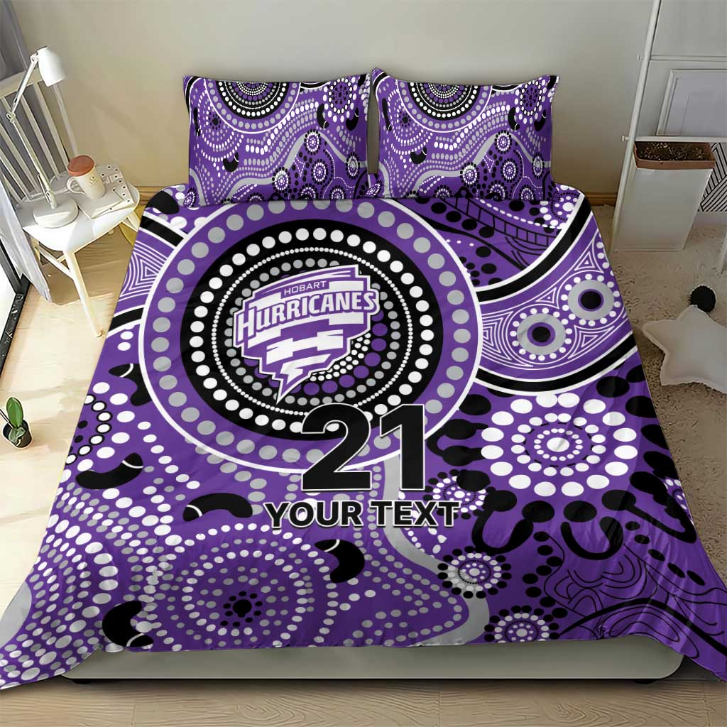 Hurricanes Cricket Custom Bedding Set Australian Aboriginal - Vibe Hoodie Shop