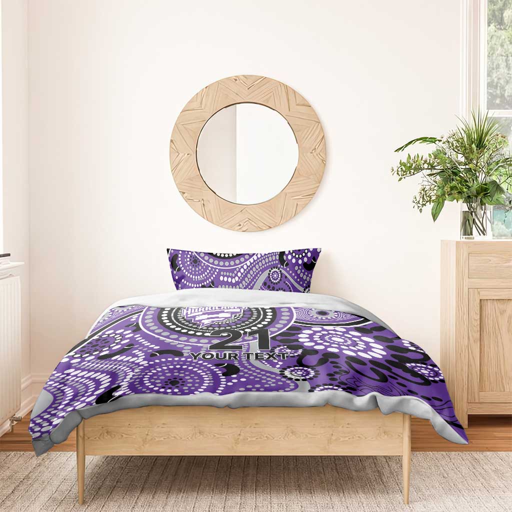 Hurricanes Cricket Custom Bedding Set Australian Aboriginal - Vibe Hoodie Shop