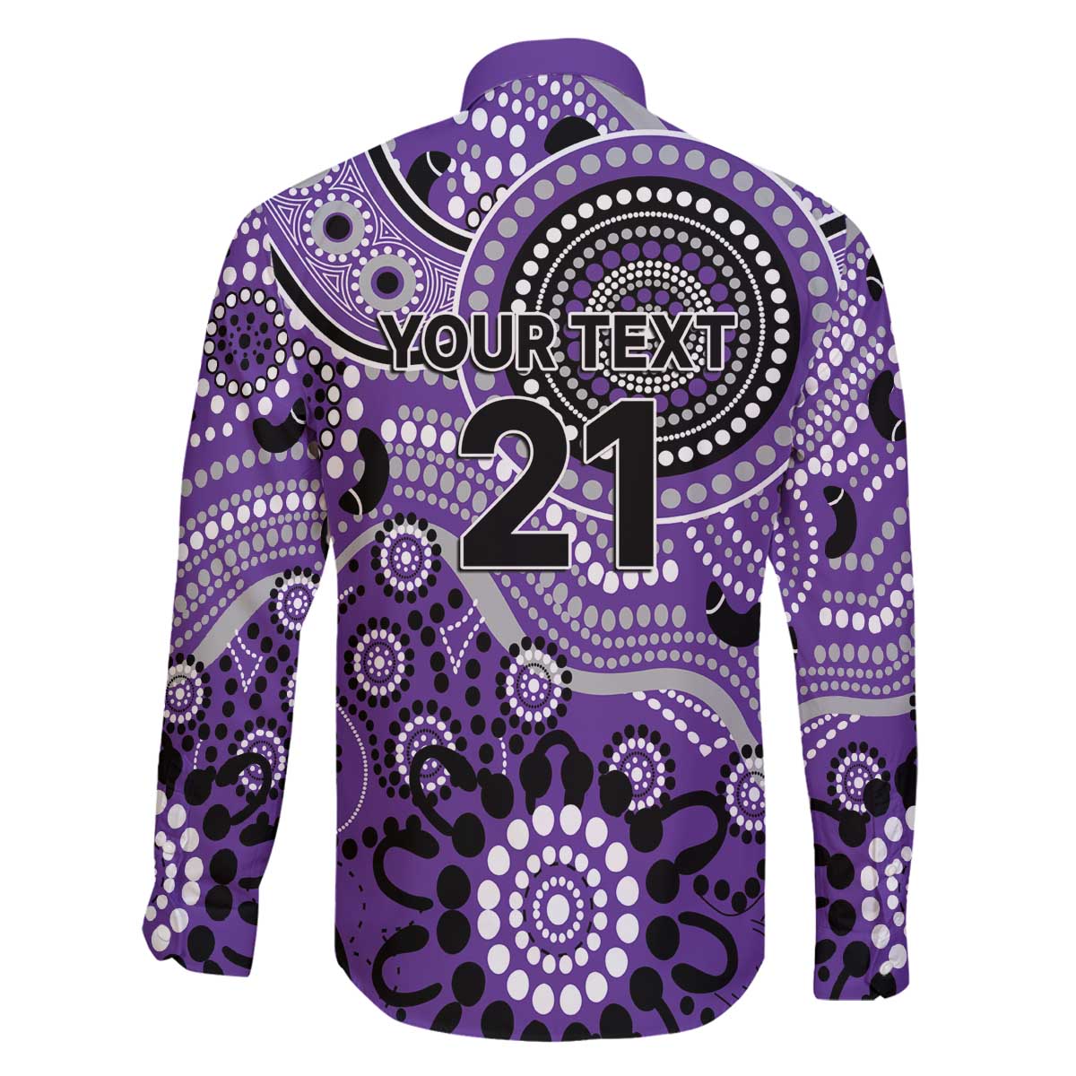 Hurricanes Cricket Custom Family Matching Off The Shoulder Long Sleeve Dress and Hawaiian Shirt Australian Aboriginal