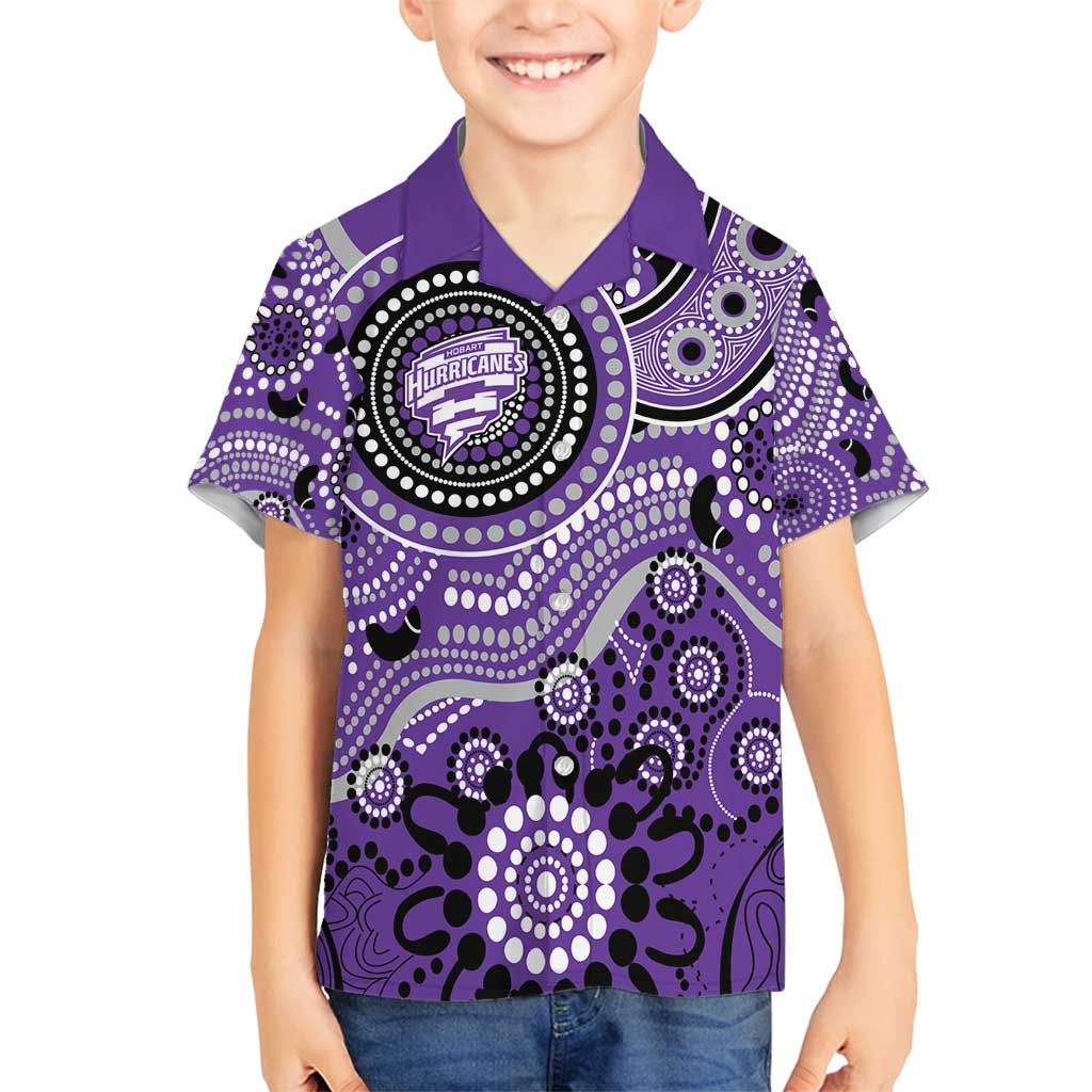 Hurricanes Cricket Custom Family Matching Puletasi and Hawaiian Shirt Australian Aboriginal