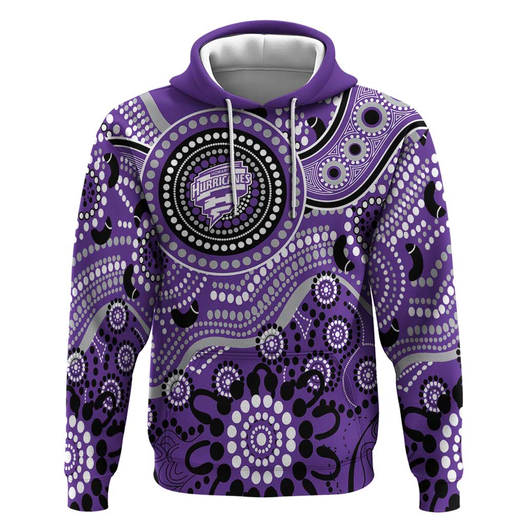 Hurricanes Cricket Custom Hoodie Australian Aboriginal LT9 - Vibe Hoodie Shop