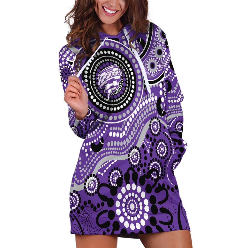 Hurricanes Cricket Custom Hoodie Dress Australian Aboriginal - Vibe Hoodie Shop