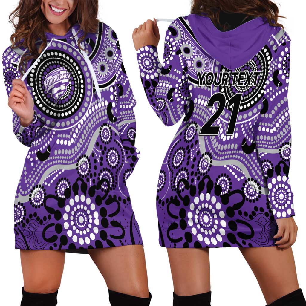 Hurricanes Cricket Custom Hoodie Dress Australian Aboriginal - Vibe Hoodie Shop