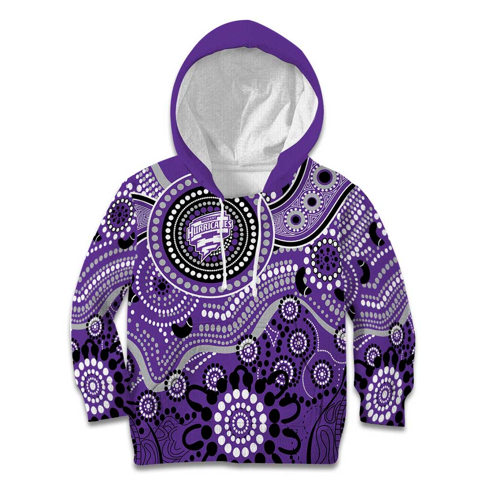 Hurricanes Cricket Custom Kid Hoodie Australian Aboriginal - Vibe Hoodie Shop