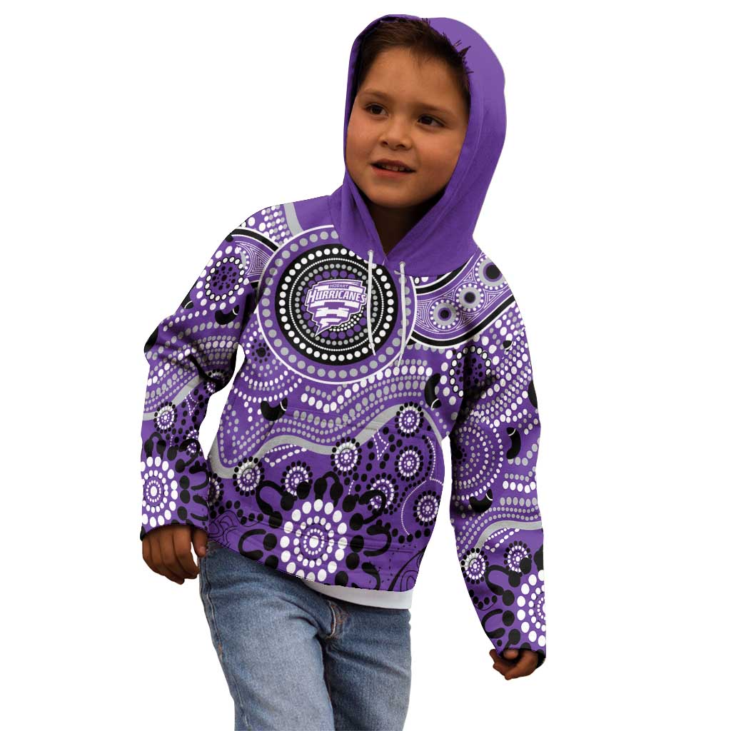 Hurricanes Cricket Custom Kid Hoodie Australian Aboriginal - Vibe Hoodie Shop