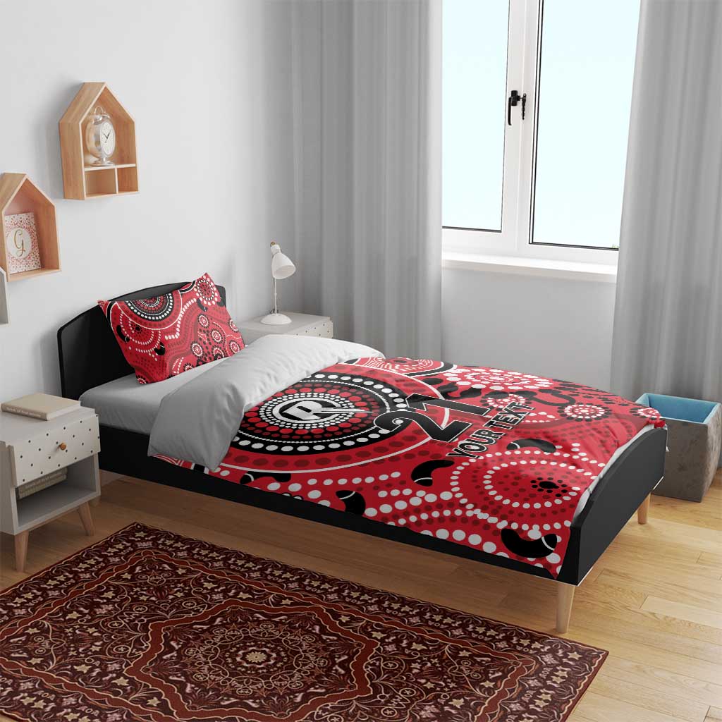 Renegades Cricket Custom Bedding Set Australian Aboriginal - Vibe Hoodie Shop