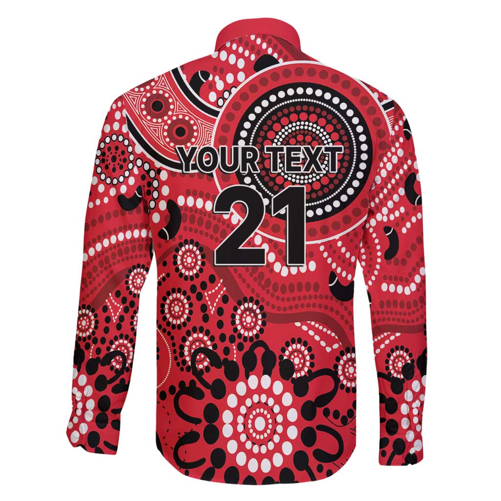 Renegades Cricket Custom Family Matching Puletasi and Hawaiian Shirt Australian Aboriginal