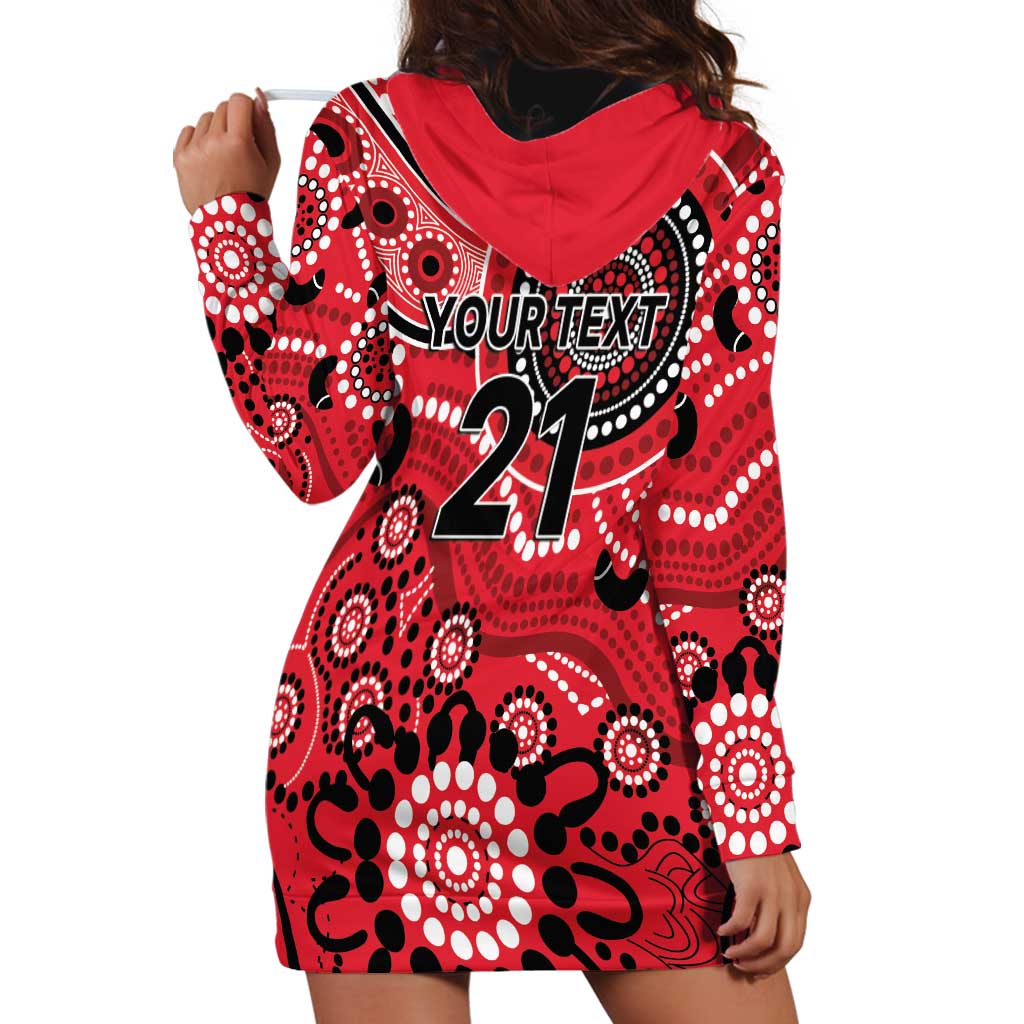 Renegades Cricket Custom Hoodie Dress Australian Aboriginal - Vibe Hoodie Shop