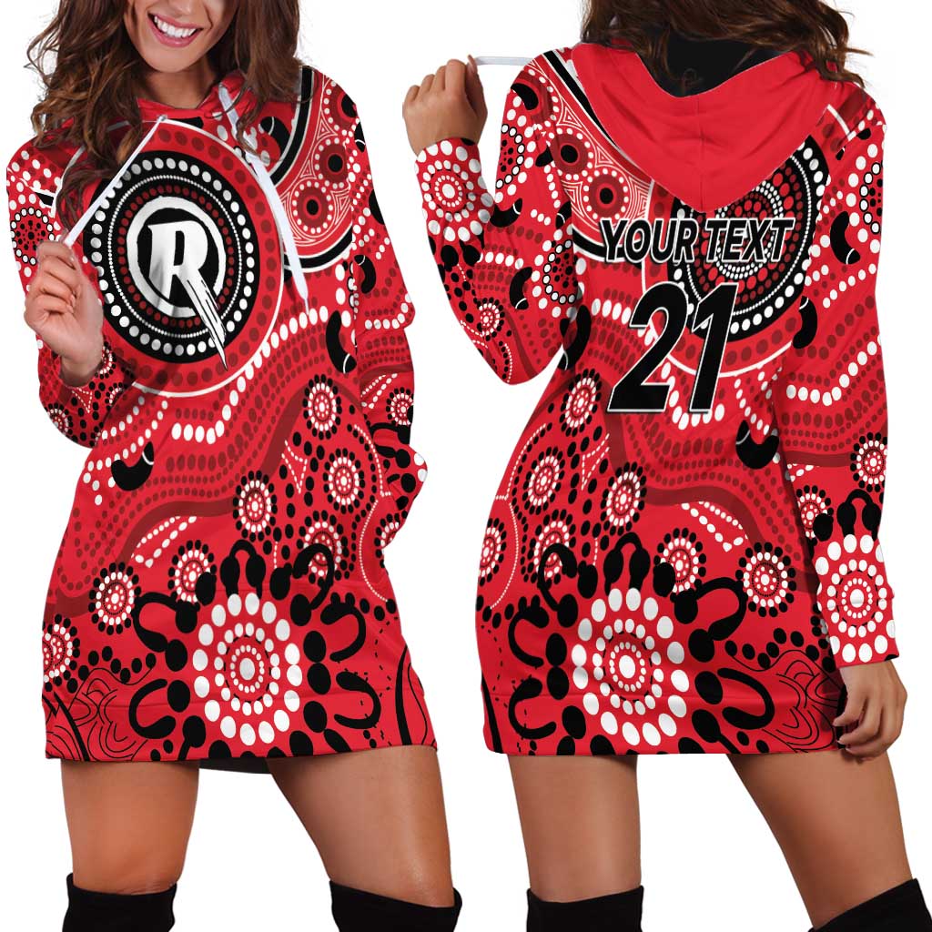 Renegades Cricket Custom Hoodie Dress Australian Aboriginal - Vibe Hoodie Shop