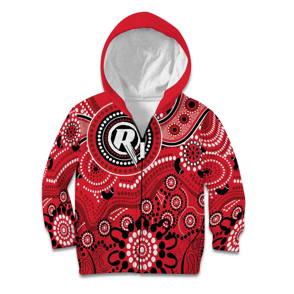 Renegades Cricket Custom Kid Hoodie Australian Aboriginal - Vibe Hoodie Shop