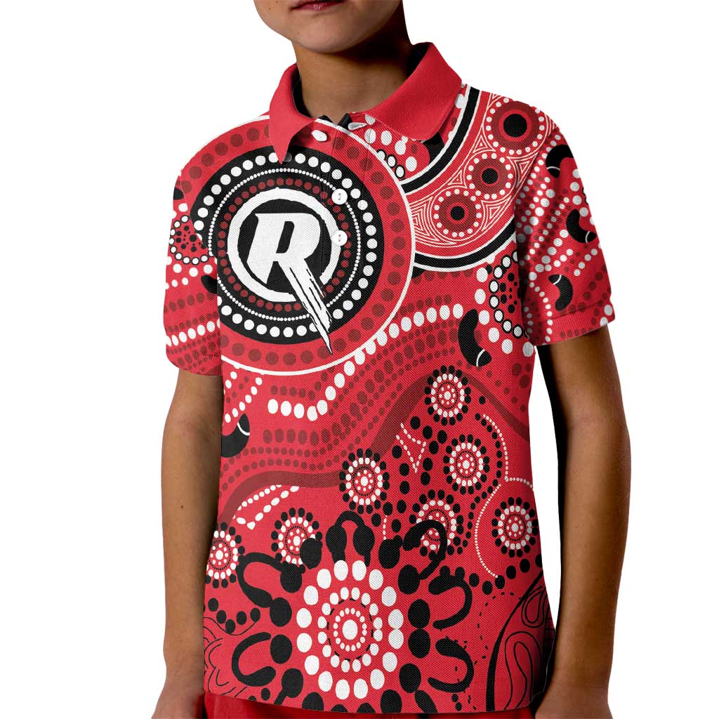 Renegades Cricket Custom Kid Polo Shirt Australian Aboriginal - Vibe Hoodie Shop