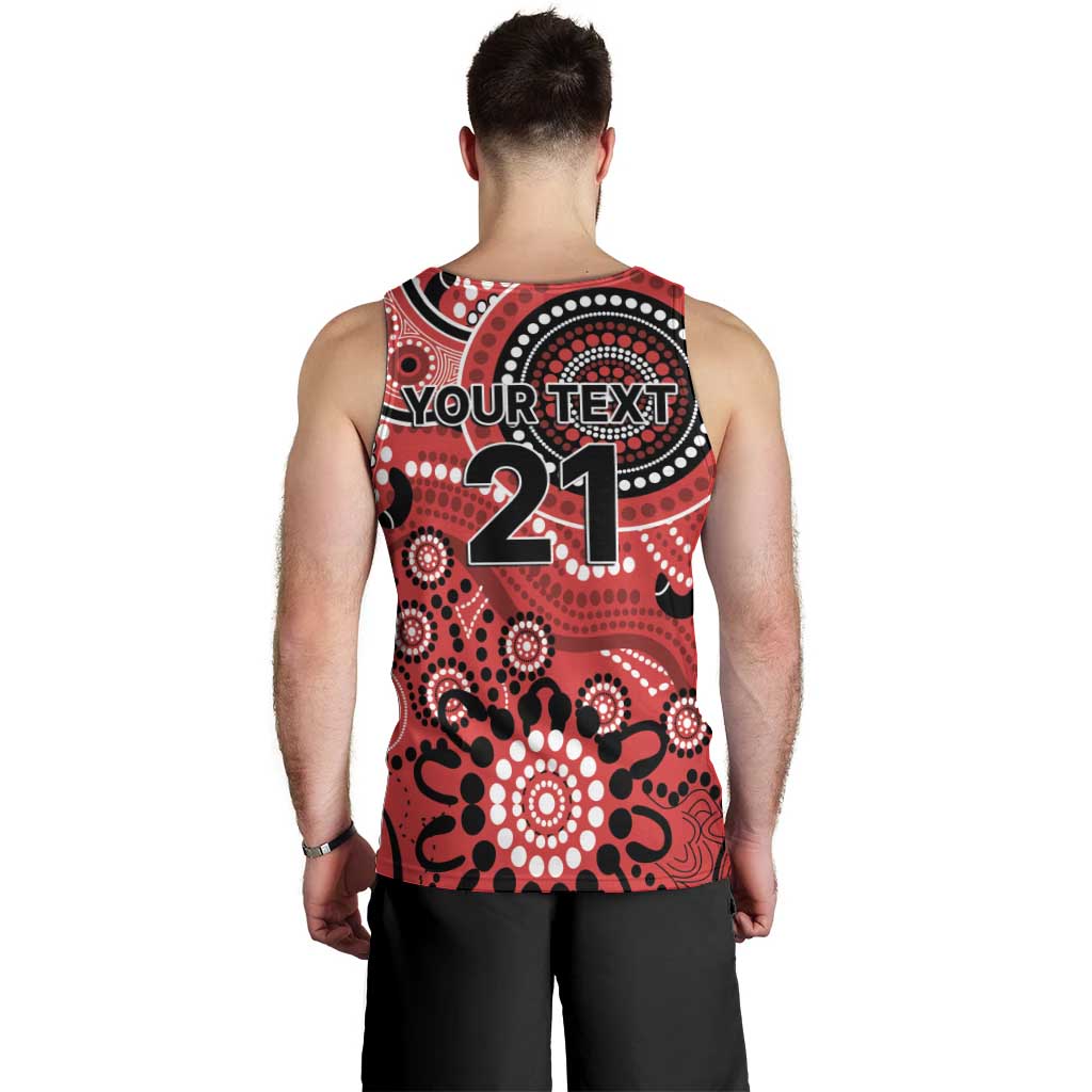 Renegades Cricket Custom Men Tank Top Australian Aboriginal - Vibe Hoodie Shop