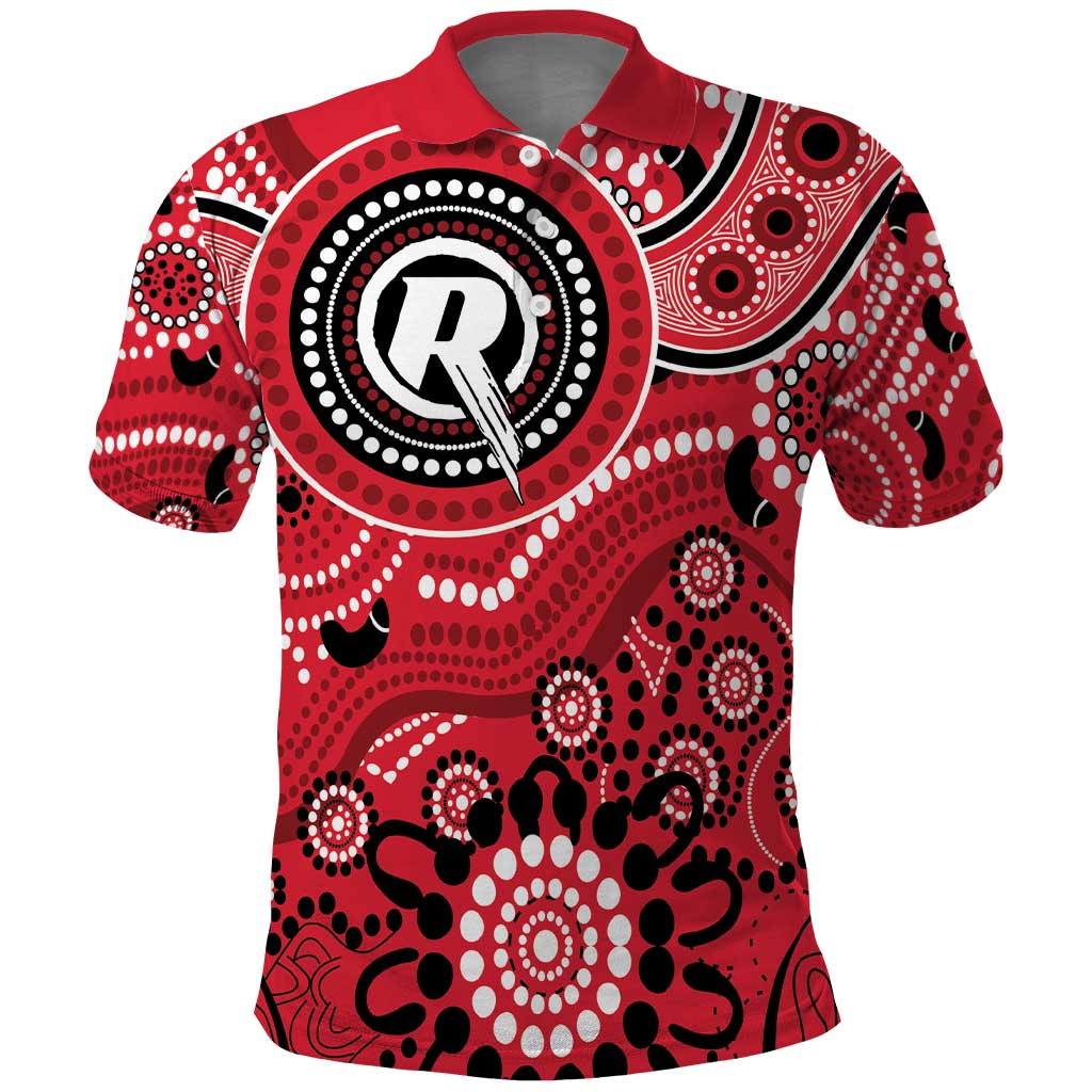 Renegades Cricket Custom Polo Shirt Australian Aboriginal LT9 - Vibe Hoodie Shop