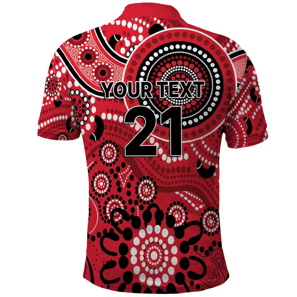 Renegades Cricket Custom Polo Shirt Australian Aboriginal LT9 - Vibe Hoodie Shop