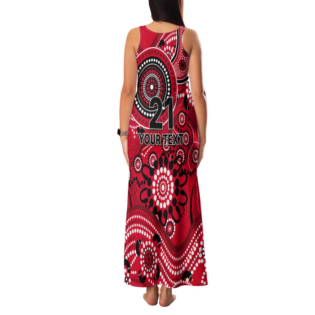 Renegades Cricket Custom Tank Maxi Dress Australian Aboriginal