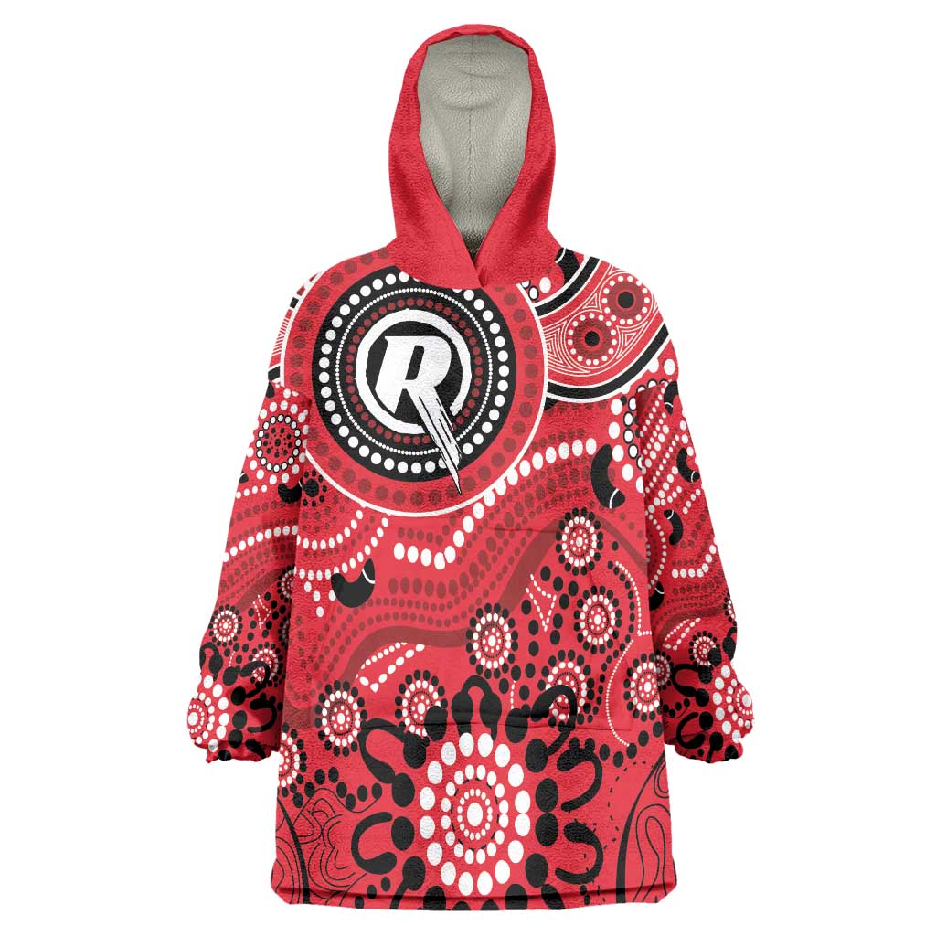 Renegades Cricket Custom Wearable Blanket Hoodie Australian Aboriginal - Vibe Hoodie Shop