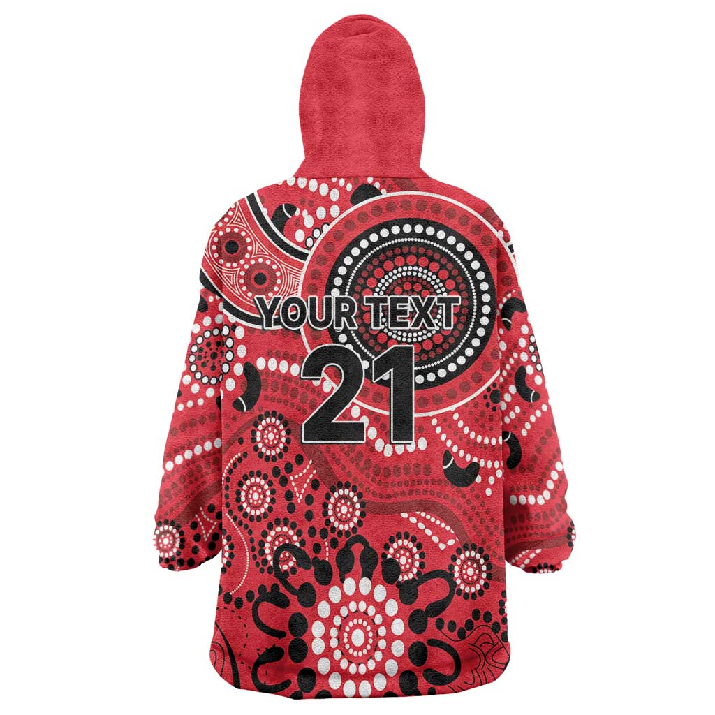 Renegades Cricket Custom Wearable Blanket Hoodie Australian Aboriginal - Vibe Hoodie Shop