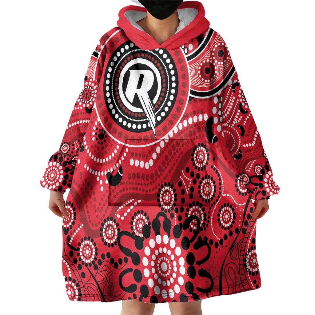 Renegades Cricket Custom Wearable Blanket Hoodie Australian Aboriginal - Vibe Hoodie Shop