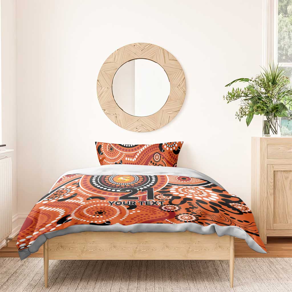 Scorchers Cricket Custom Bedding Set Australian Aboriginal - Vibe Hoodie Shop