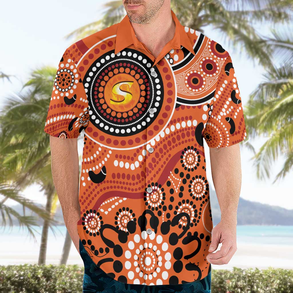 Scorchers Cricket Custom Hawaiian Shirt Australian Aboriginal - Vibe Hoodie Shop