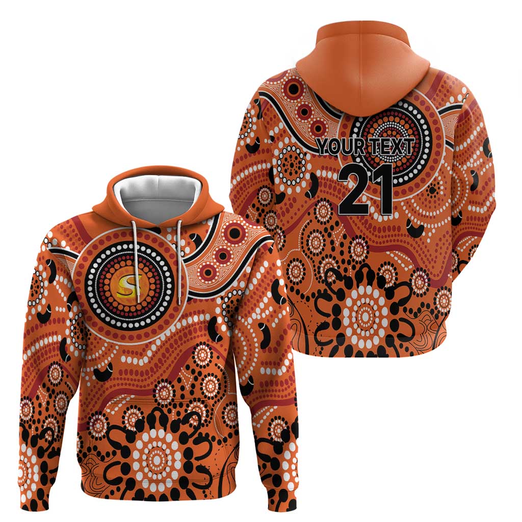 Scorchers Cricket Custom Hoodie Australian Aboriginal LT9 - Vibe Hoodie Shop