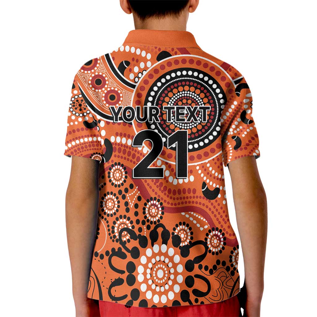 Scorchers Cricket Custom Kid Polo Shirt Australian Aboriginal - Vibe Hoodie Shop