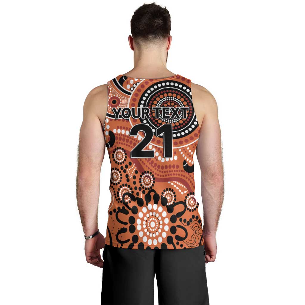 Scorchers Cricket Custom Men Tank Top Australian Aboriginal - Vibe Hoodie Shop