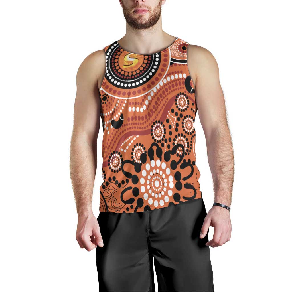 Scorchers Cricket Custom Men Tank Top Australian Aboriginal - Vibe Hoodie Shop