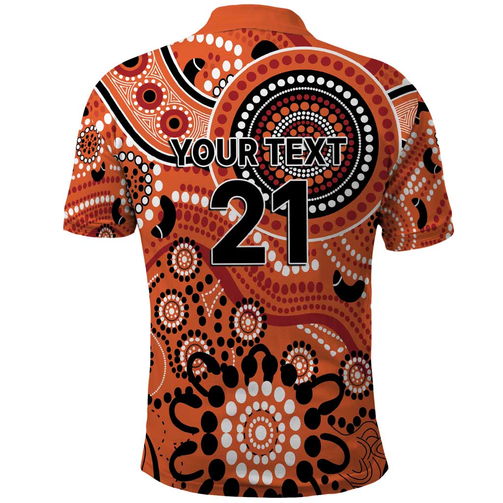 Scorchers Cricket Custom Polo Shirt Australian Aboriginal LT9 - Vibe Hoodie Shop