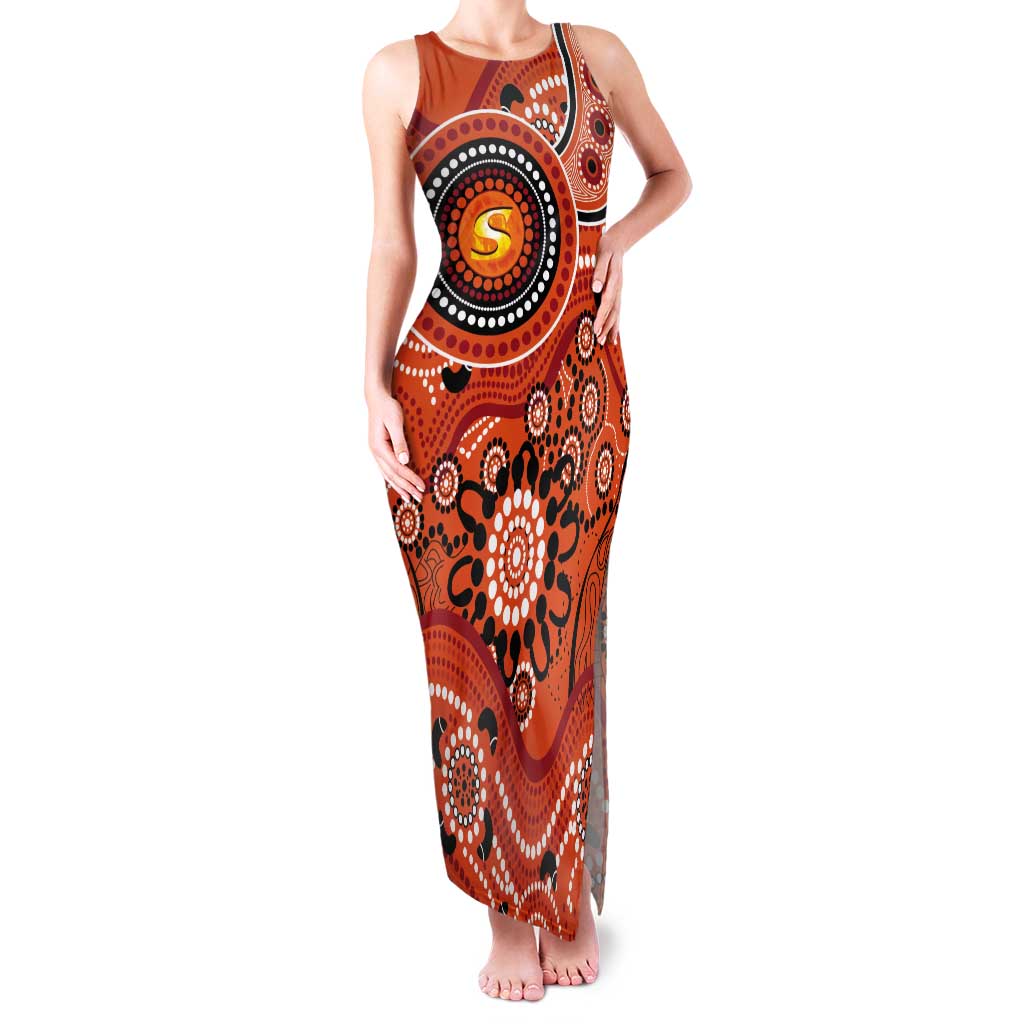 Scorchers Cricket Custom Tank Maxi Dress Australian Aboriginal