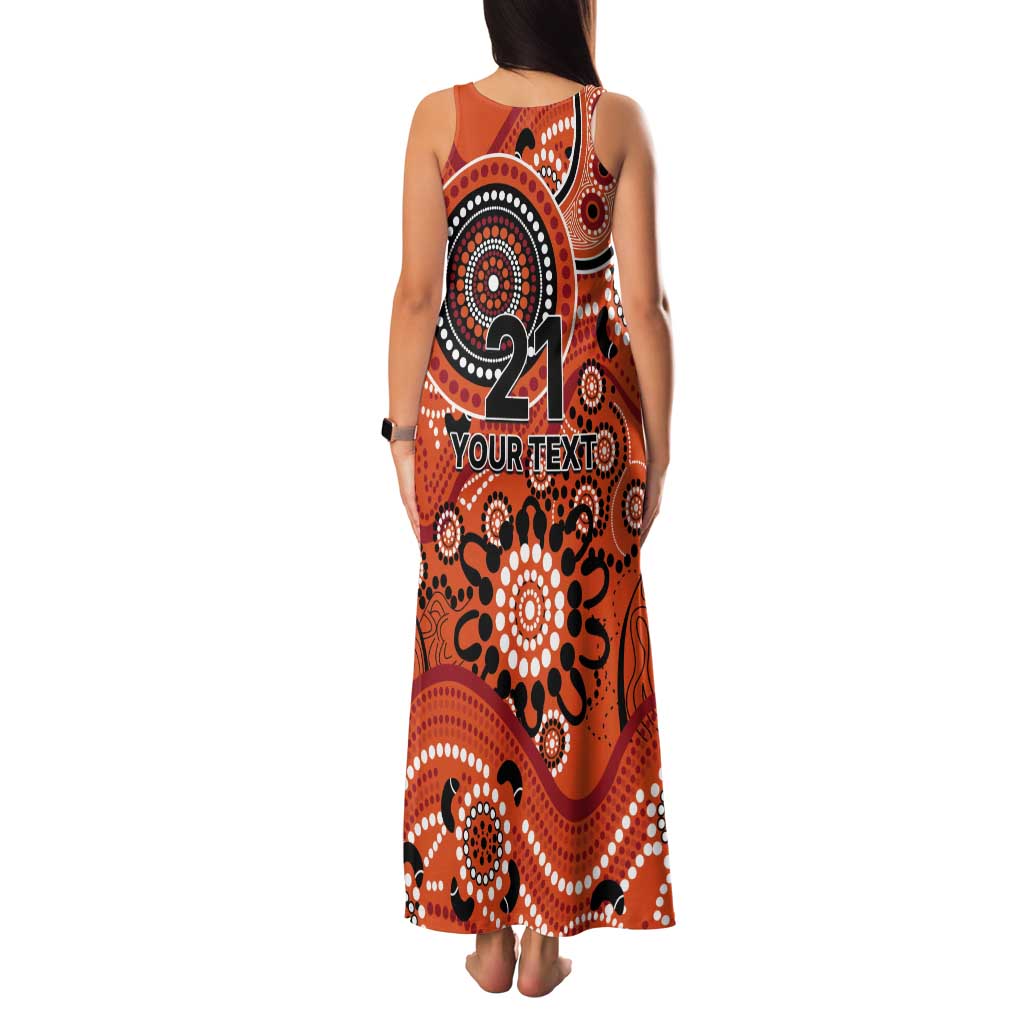 Scorchers Cricket Custom Tank Maxi Dress Australian Aboriginal