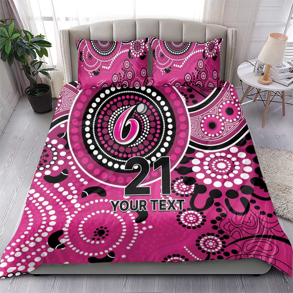 Sixers Cricket Custom Bedding Set Australian Aboriginal - Vibe Hoodie Shop