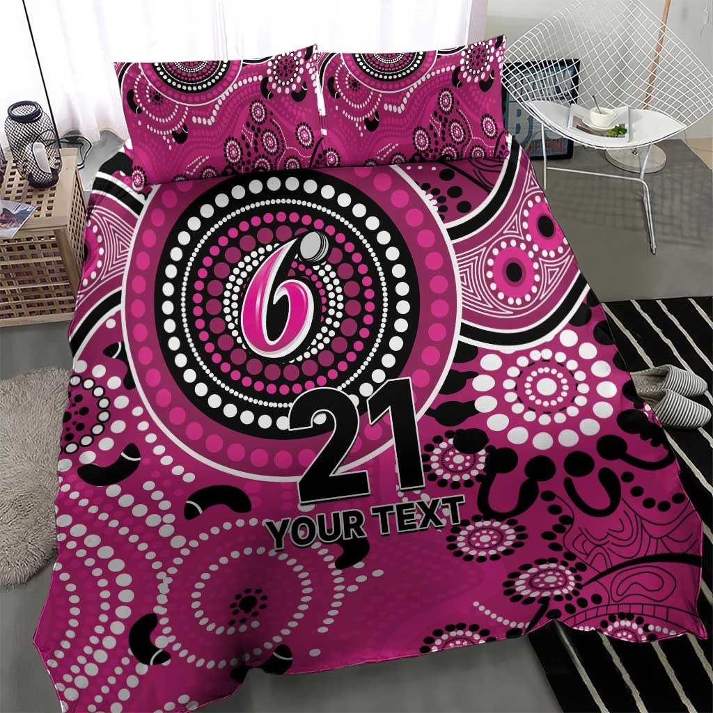 Sixers Cricket Custom Bedding Set Australian Aboriginal - Vibe Hoodie Shop
