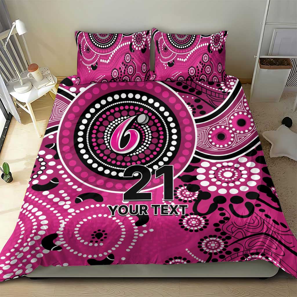 Sixers Cricket Custom Bedding Set Australian Aboriginal - Vibe Hoodie Shop
